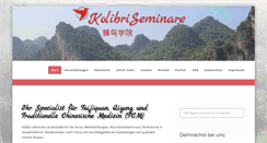 Desktop Screenshot of kolibriseminare.de